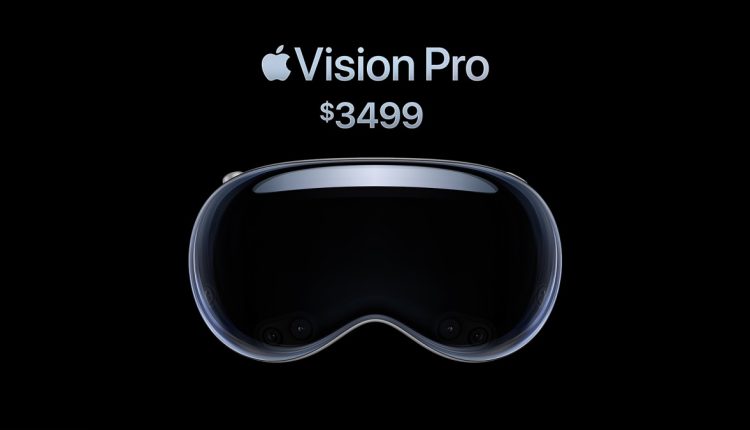Τα ακουστικά Apple Vision Pro θα κοστίζουν 3.499 $, στις αρχές του 2024

