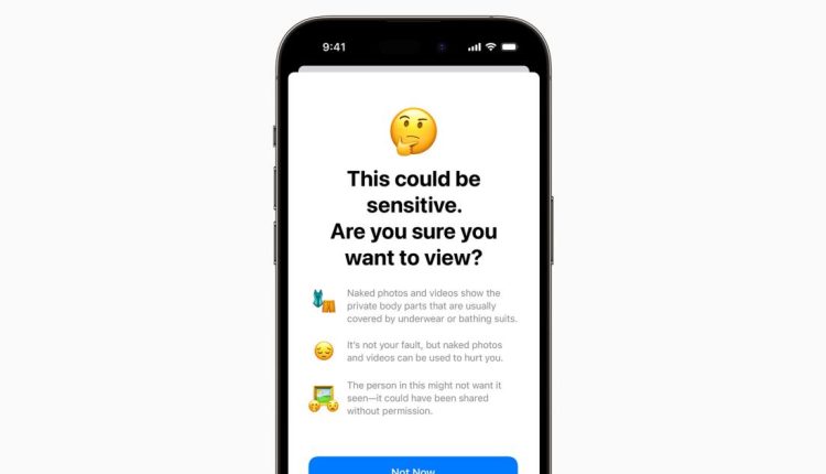 Το iOS 17 της Apple επεκτείνει την προστασία από αυτόκλητα γυμνά

