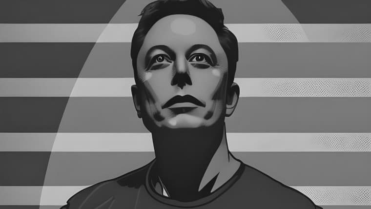 Elon Musk portrait