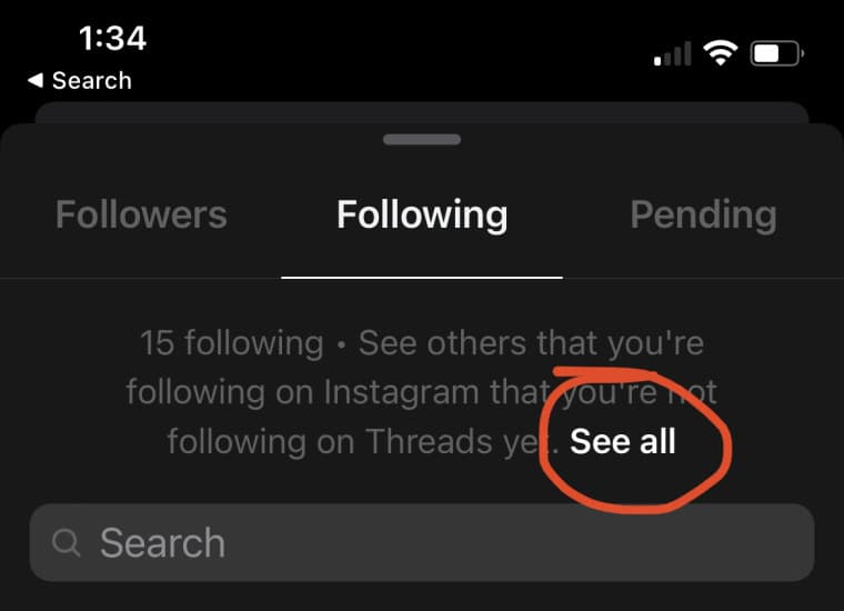 Προπαρακολούθηση ατόμων στα νήματα