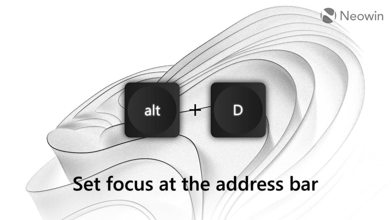 Μια εικόνα με μια συντόμευση πλήκτρου των Windows