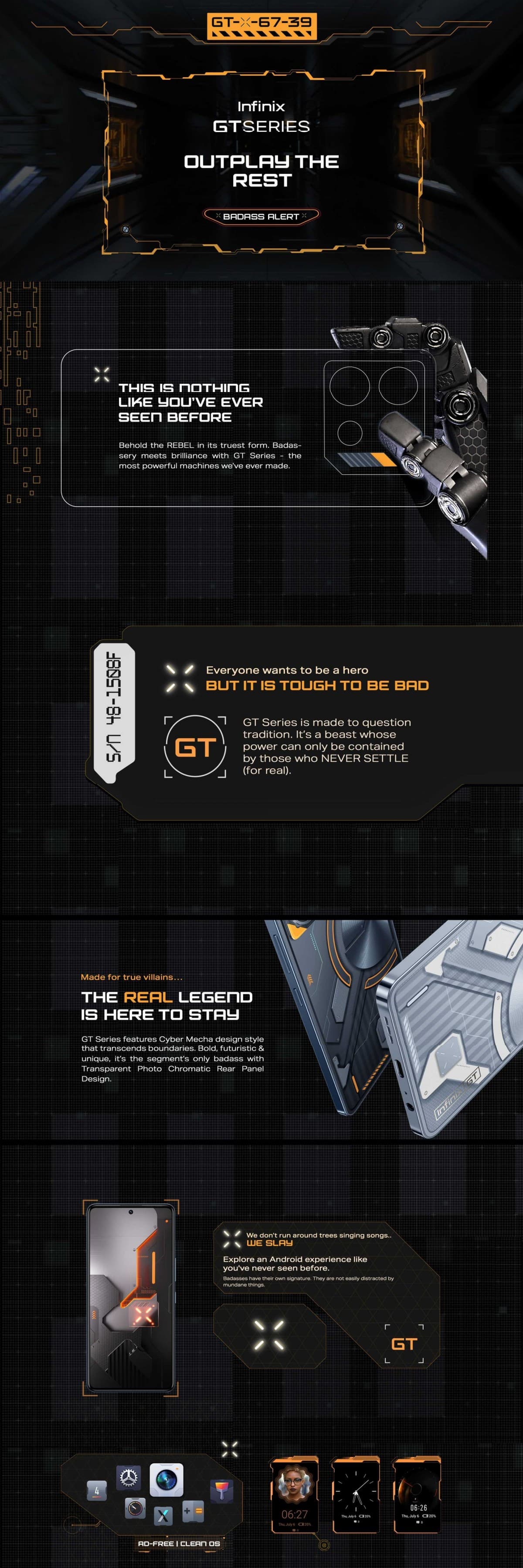 Η σειρά Infinix GT 10 θα είναι διαθέσιμη μέσω του Flipkart στην Ινδία