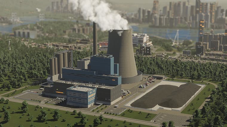 Cities Skylines 2 power plant screenshot