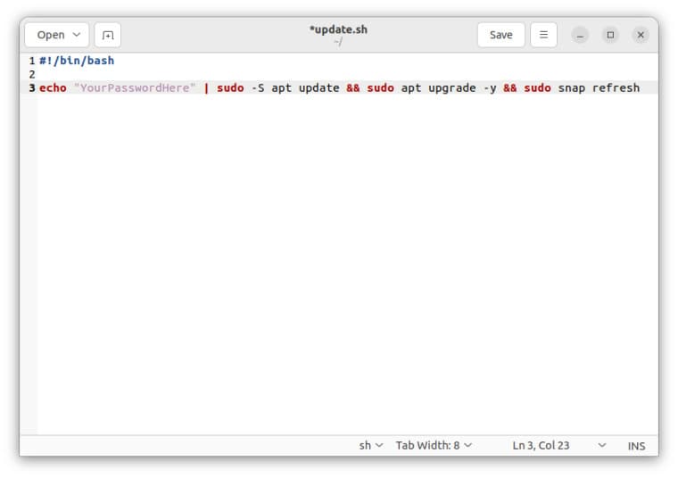 Εντολή για ενημερώσεις φόντου στο Ubuntu