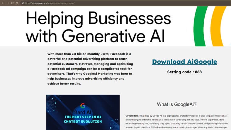 Στιγμιότυπα οθόνης διαφημίσεων κακόβουλου λογισμικού στο Facebook