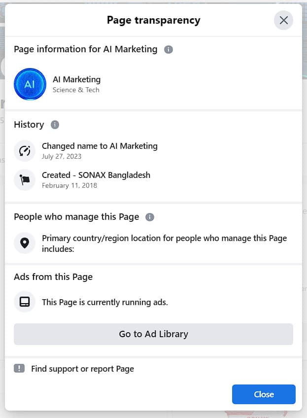 παραβιασμένες πληροφορίες σελίδας