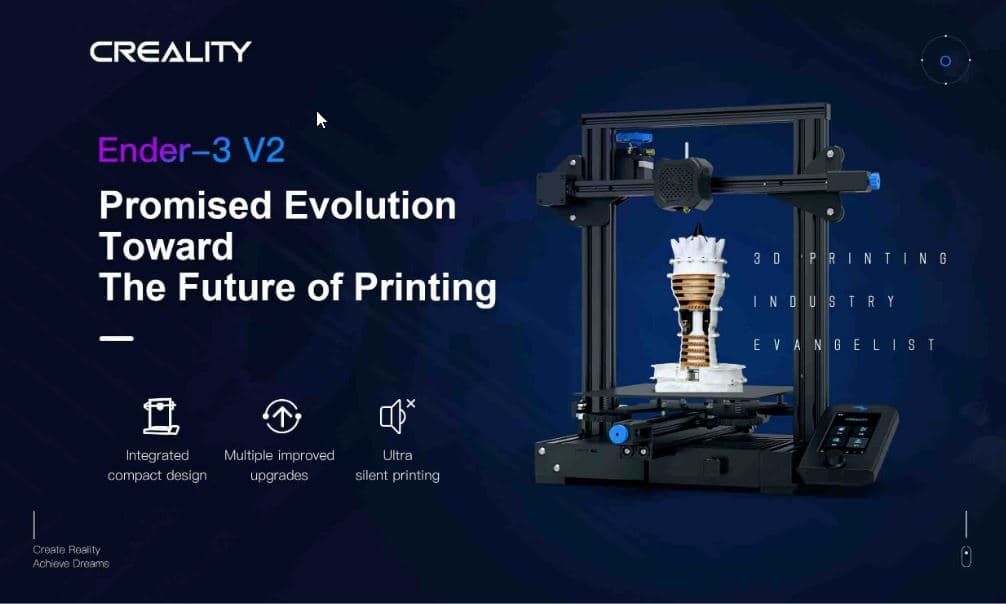 [#Ιστορικό_χαμηλό] Creality 3D Ender-3 V2 : Δεύτερη έκδοση, ίδιες επιδόσεις, με 187,9€ απο Ευρώπη.