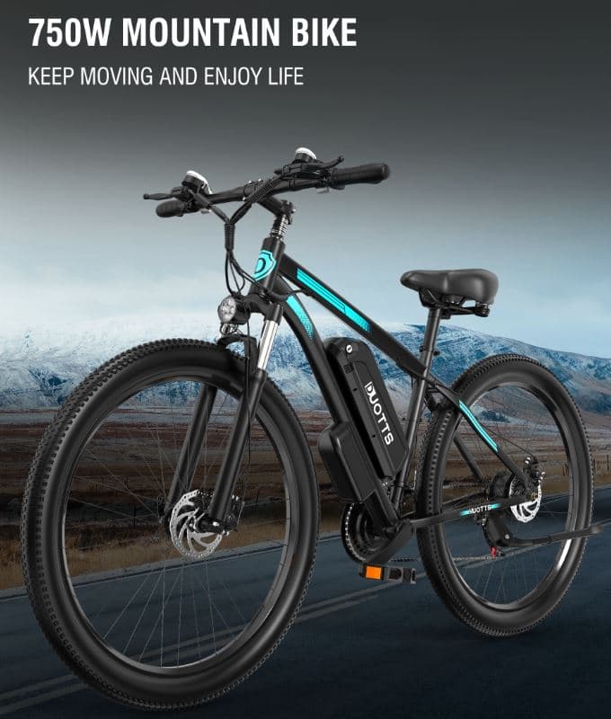 DUOTTS C29 - Όμορφο ηλεκτρικό ποδήλατο 750W με 29'' τροχούς και αυτονομία έως 100χλμ στα 770€!