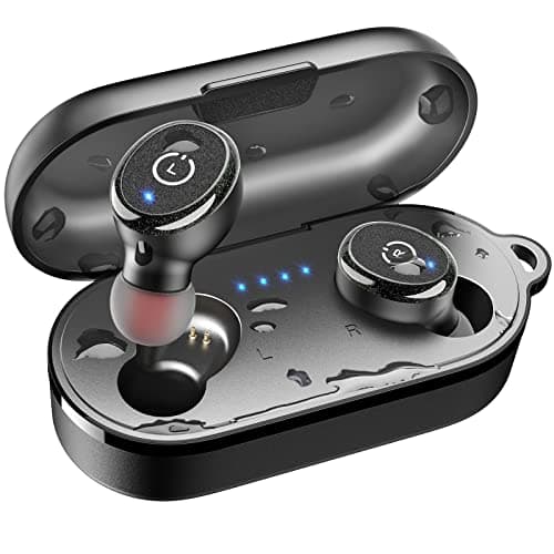TOZO T10 Bluetooth 5.3 ασύρματα ακουστικά με ασύρματη θήκη φόρτισης IPX8 αδιάβροχη στερεοφωνική κεφαλή…