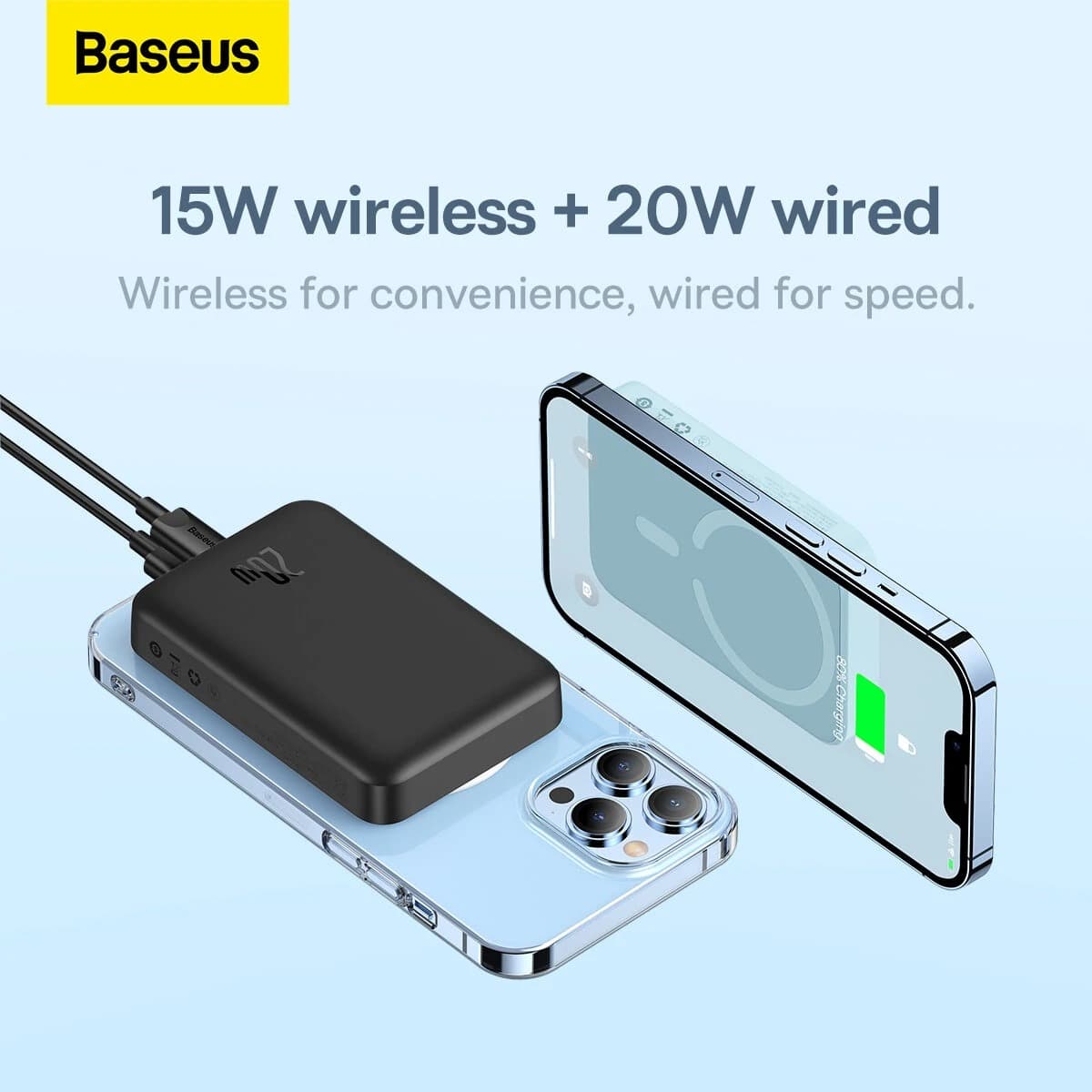 [#Ιστορικός_ΠΑΤΟΣ] Κούτσικο Powerbank 10.000mah της Baseus, συμβατό με Magsafe, στα 30.4€!