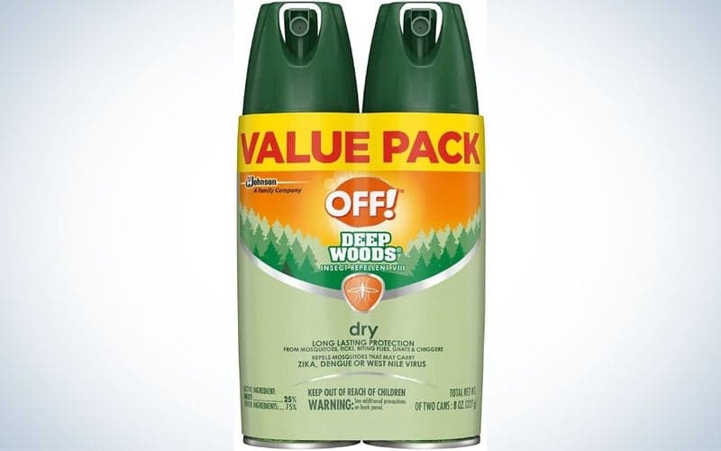 DEET OFF spray insect repellent