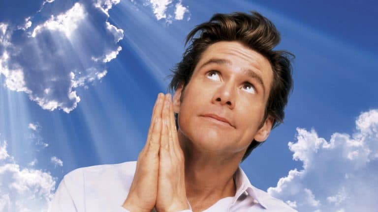 Jim Carrey in Bruce Almighty.