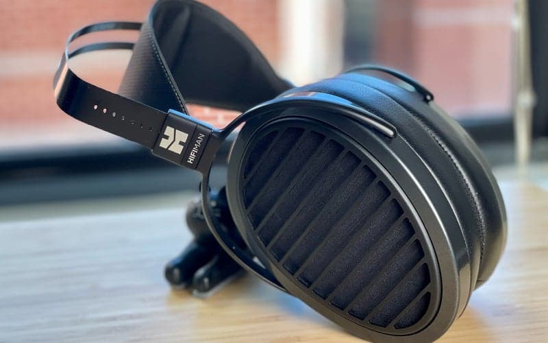 A photo of the HiFiMan Arya Stealth on a windowsill