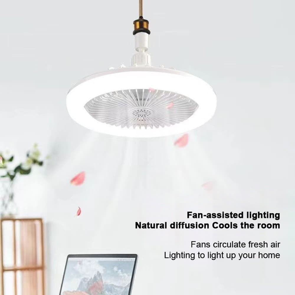 Λάμπα LED E27 με ενσωματωμένο ανεμιστήρα , στο Gadget του καλοκαιριού, με 18.6€!