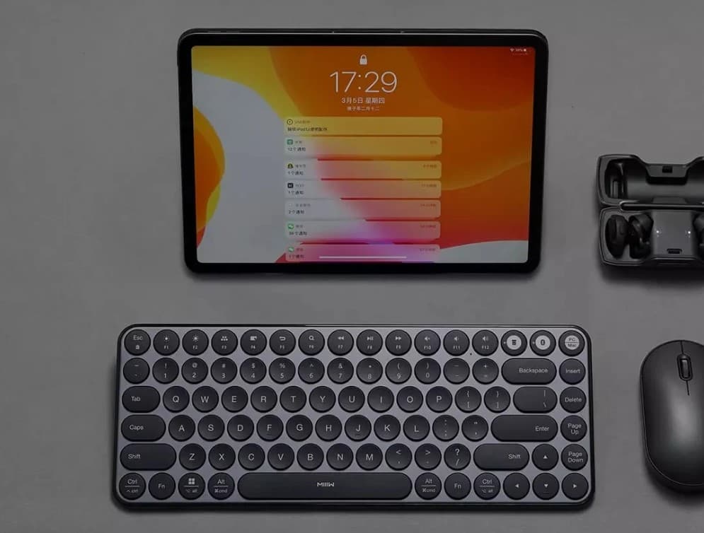 [#Ιστορικό_χαμηλό] MIIIW MWXKT01 Wireless Dual Mode Keyboard : Μικρό, με Bluetooth και dongle, Xiaomi, και με 28.4€!