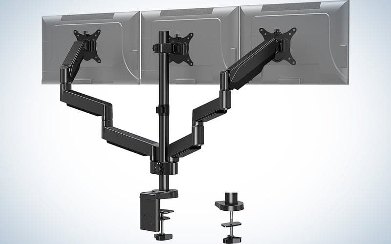 Mount Pro Triple Monitor desk mount