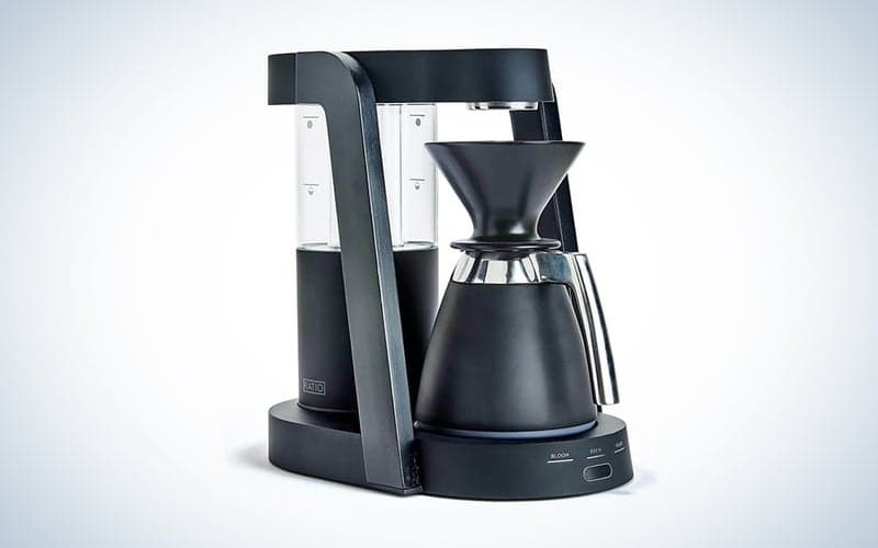Ratio Eight black thermal simulated pour-over coffee maker set