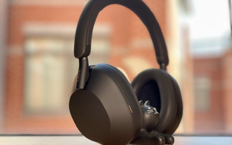 The Sony WH-1000XM5 on a windowsill