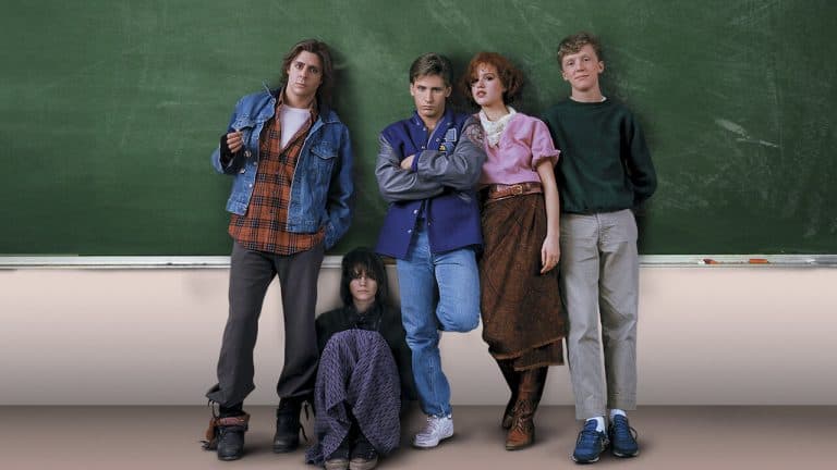 The cast of The Breakfast Club.