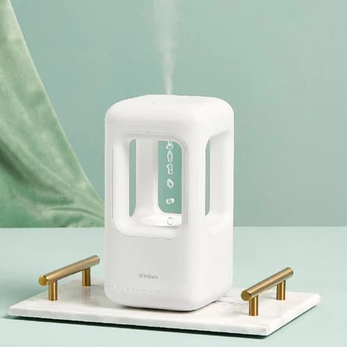 [#Ιστορικό_Χαμηλό] Winben WB21H01W : Υγραντήρας υπερήχων , που είναι και anti-gravity διακοσμητικό χώρου, με 39.8€!