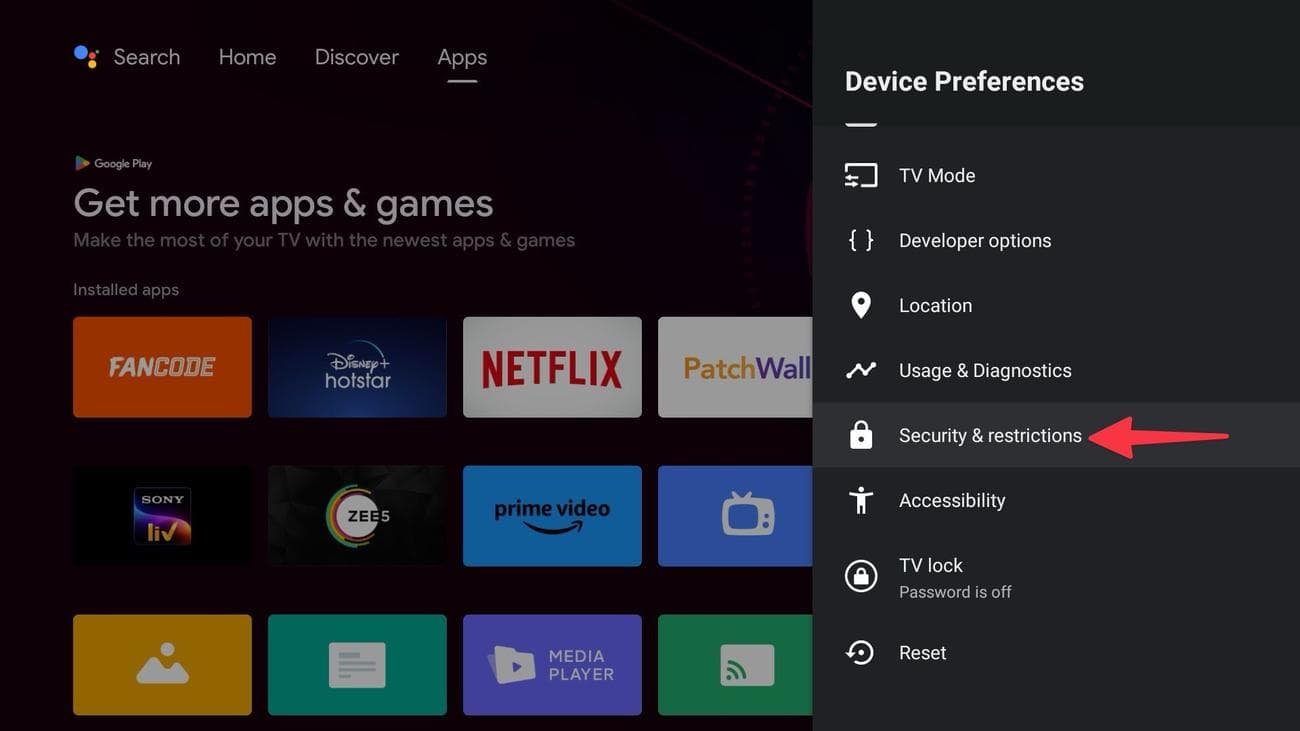 Ασφάλεια στο Android TV