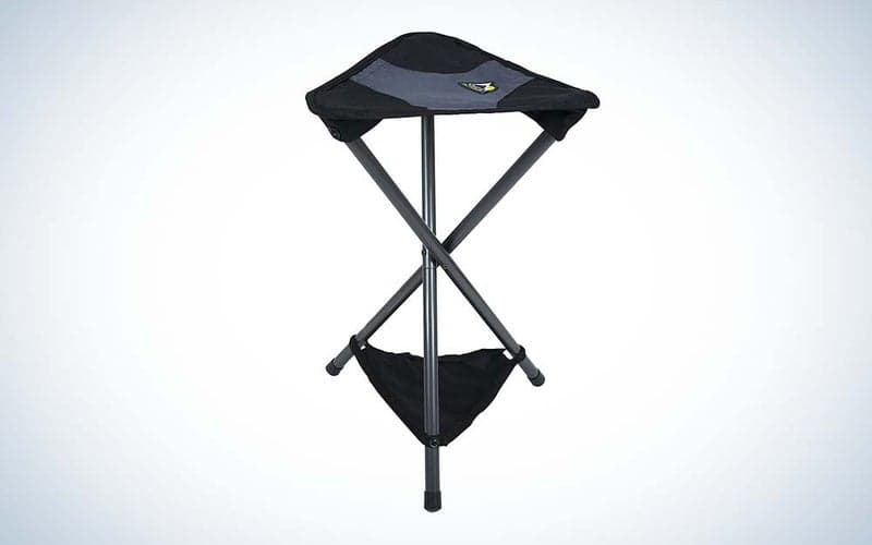 GCI Outdoors makes one of the best camp chairs that's a stool.