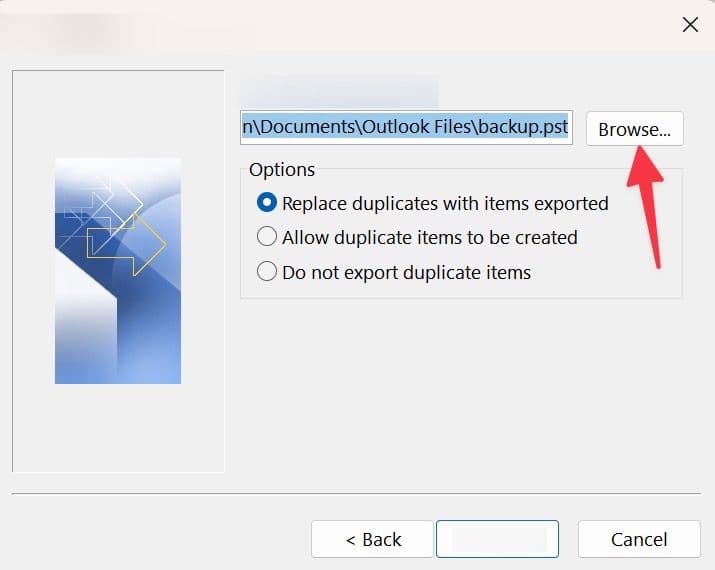 εφεδρικό αρχείο προγράμματος περιήγησης