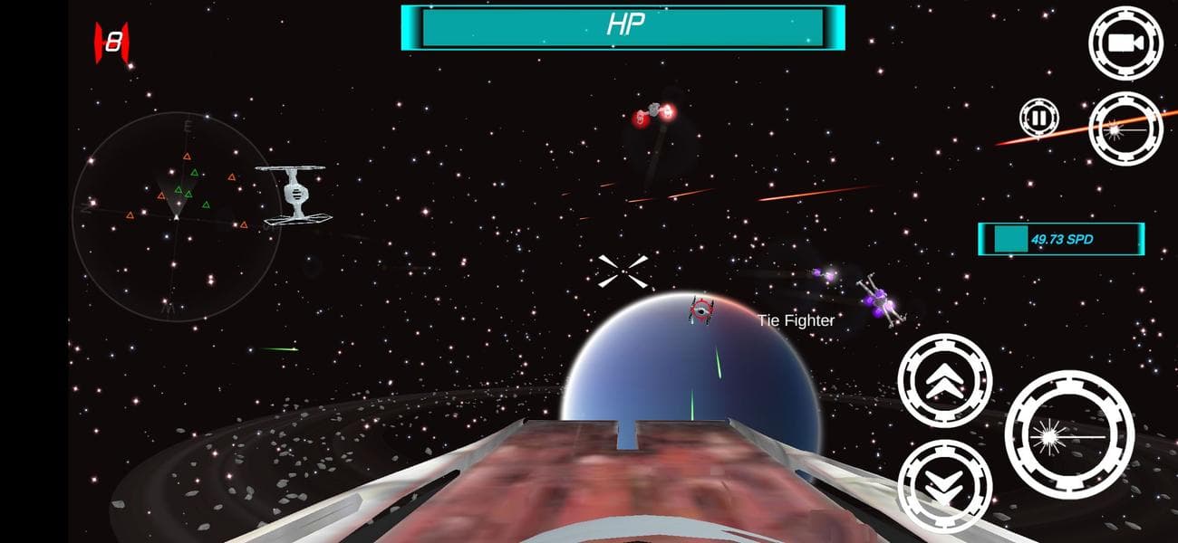 X-Wing Flight A-Wing gameplay