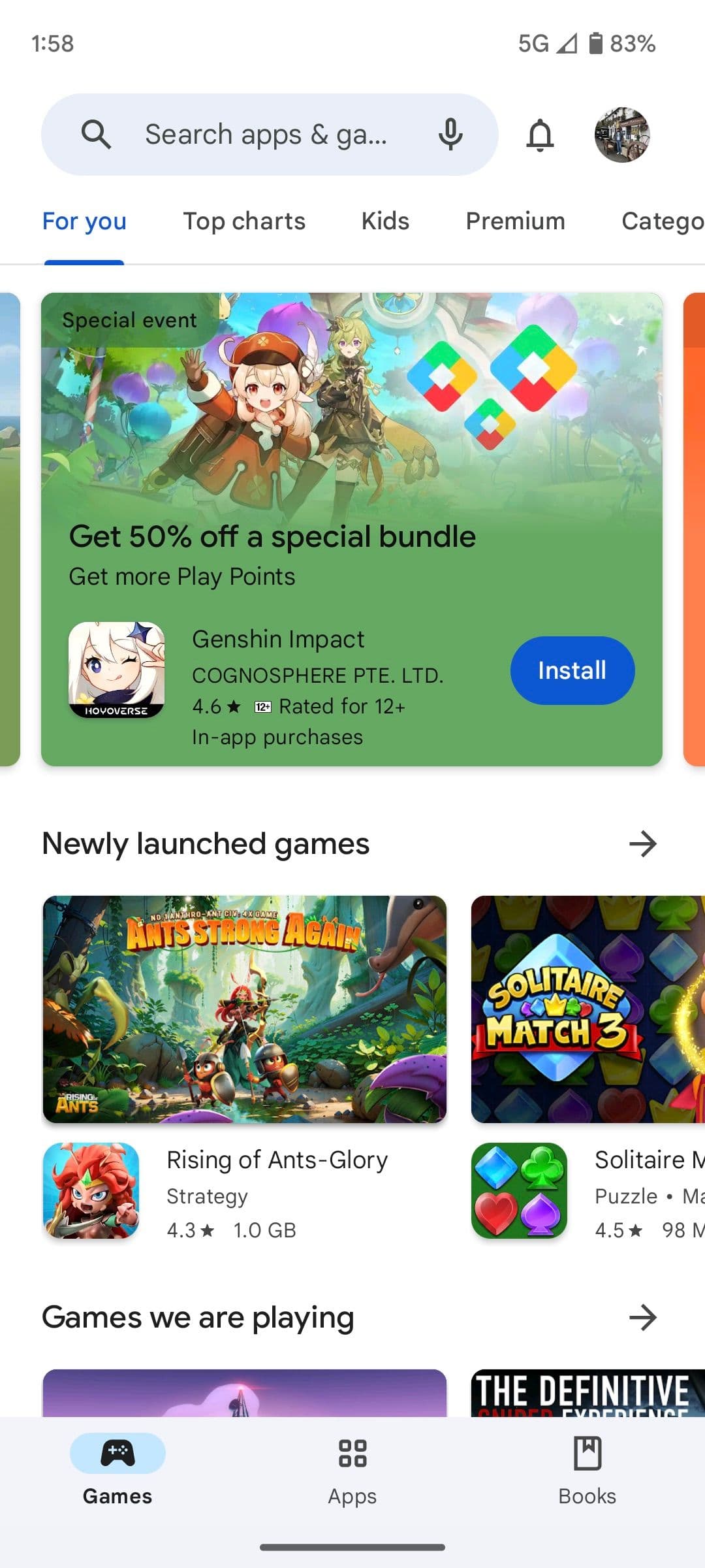 Προσφορές παιχνιδιών Google Play Store για κινητά
