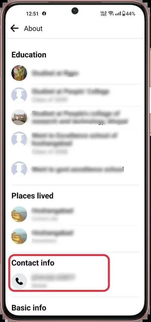 πώς να βρείτε τον αριθμό τηλεφώνου κάποιου στο facebook