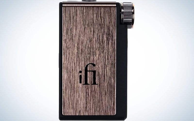 iFi Go Blue Amplifier on a white background.