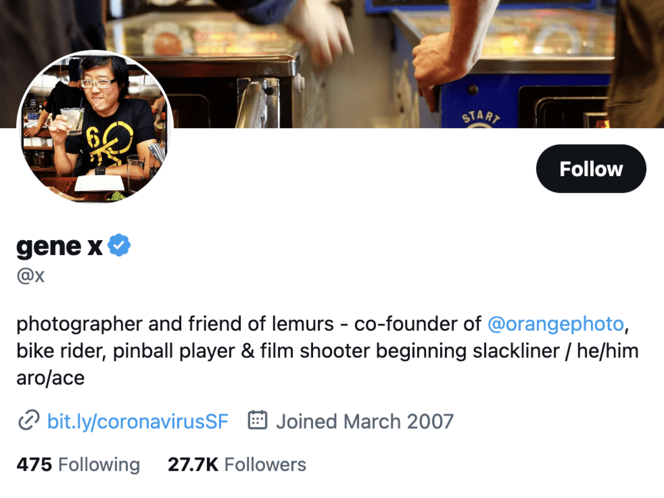 @x account from earlier this year