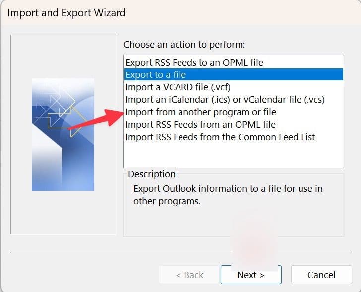 εισαγωγή email yahoo στο Outlook