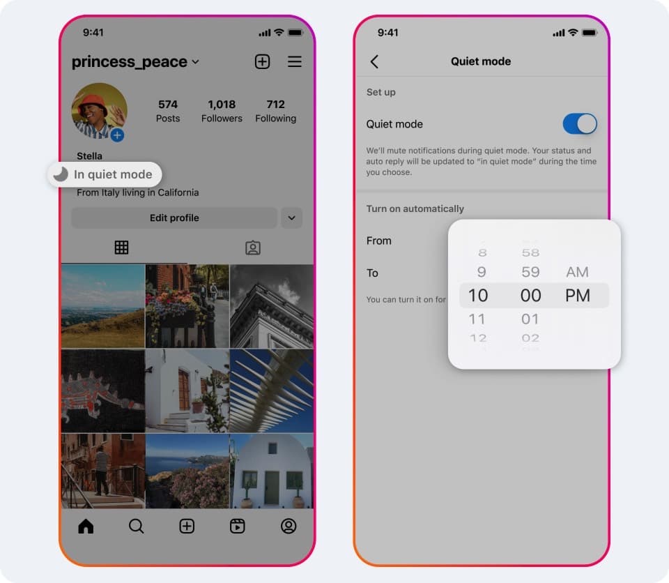 Γονική επίβλεψη Instagram: Αθόρυβη λειτουργία.