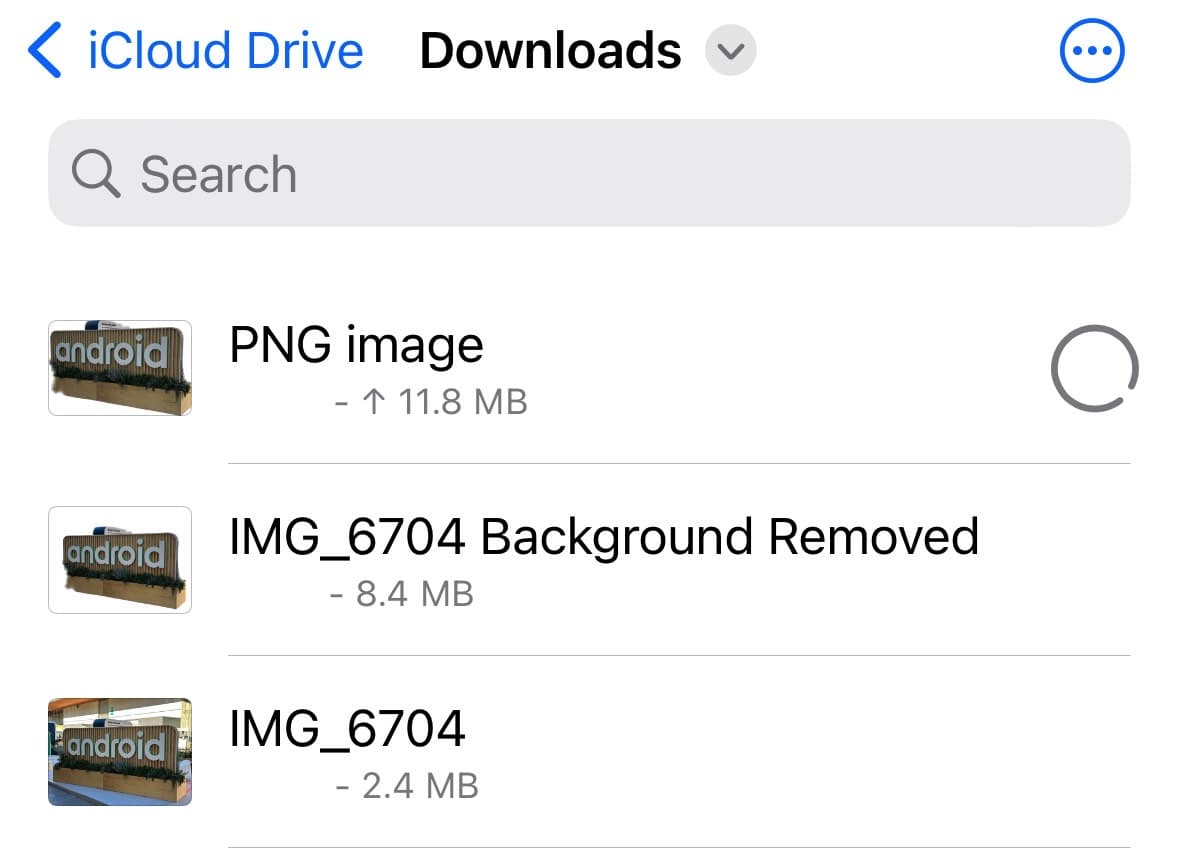 Δύο εκδόσεις και φωτογραφία iPhone με αφαίρεση του φόντου.