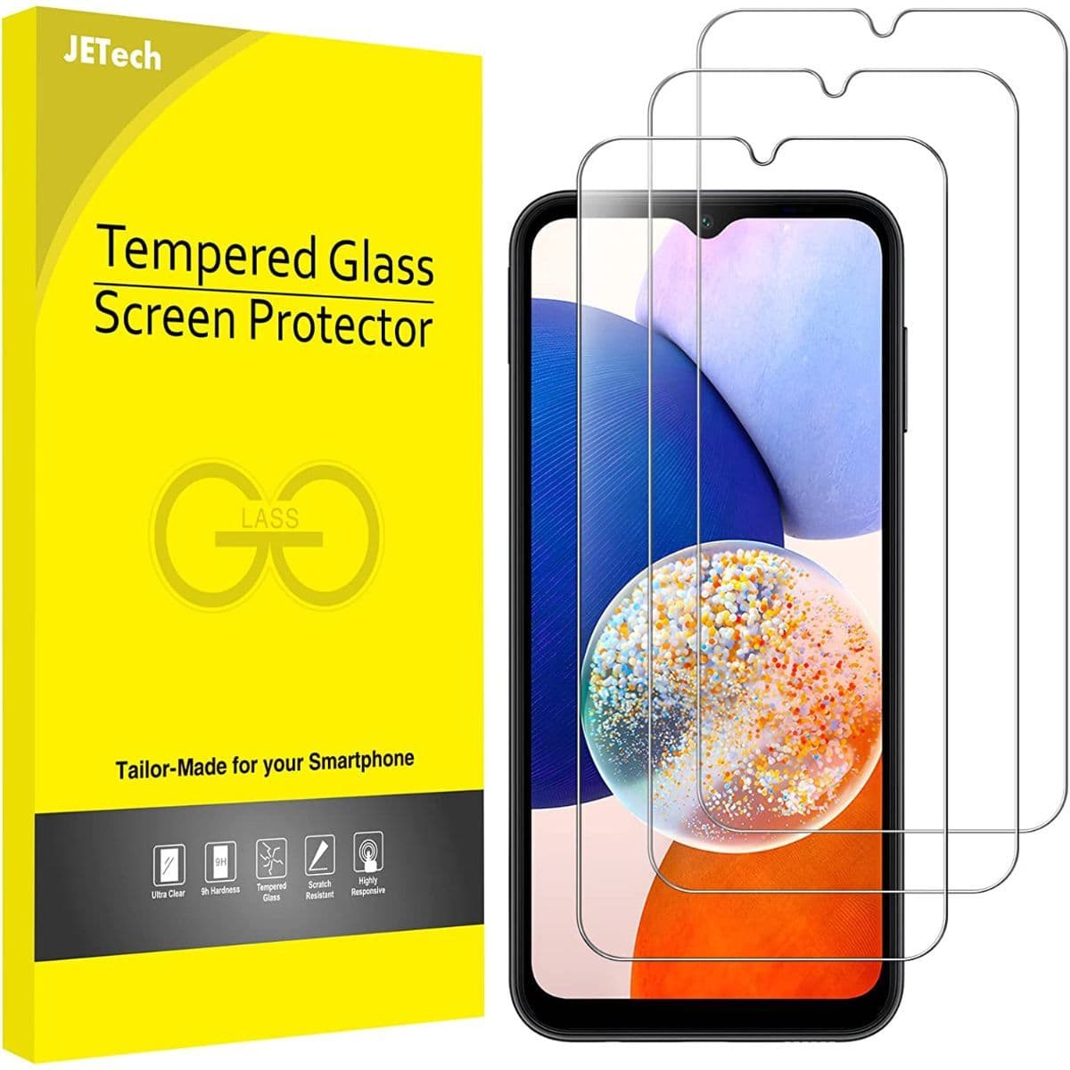 Προστατευτικό οθόνης JETech Tempered Glass για Samsung Galaxy A14