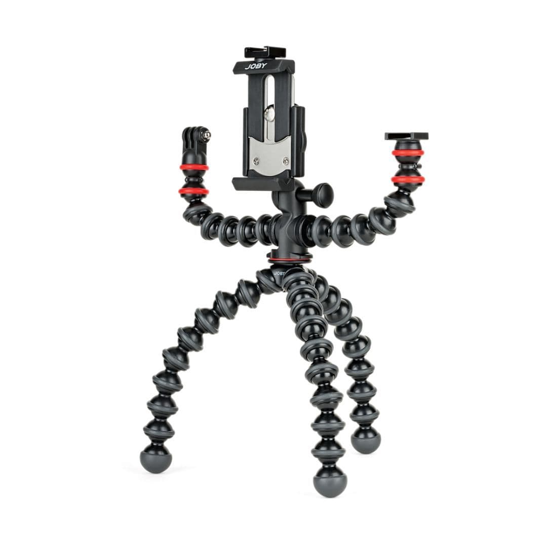 κινητή εξέδρα joby gorillapod με ενωμένους βραχίονες