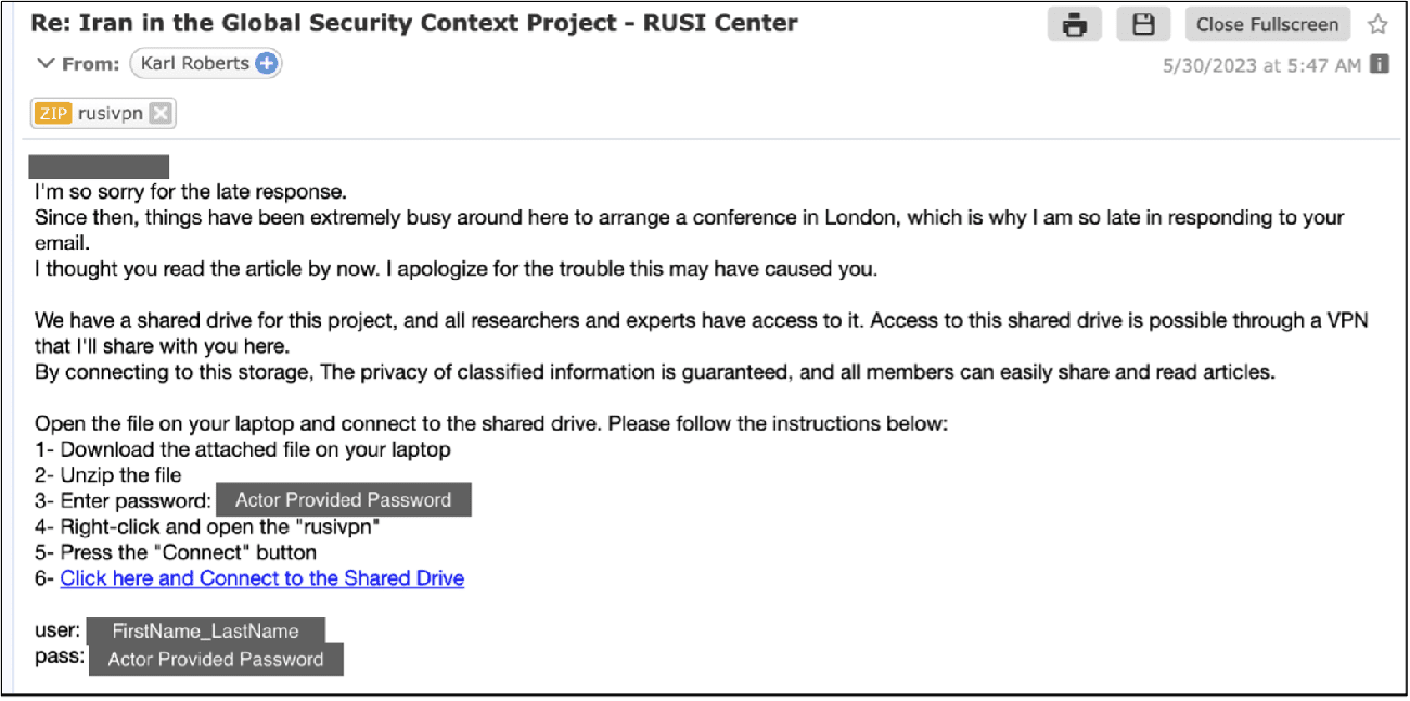 Επακόλουθο email που εστάλη σε χρήστες macOS