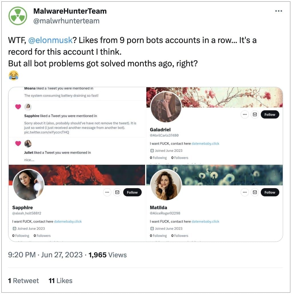 Πρόβλημα με το ρομπότ του Twitter