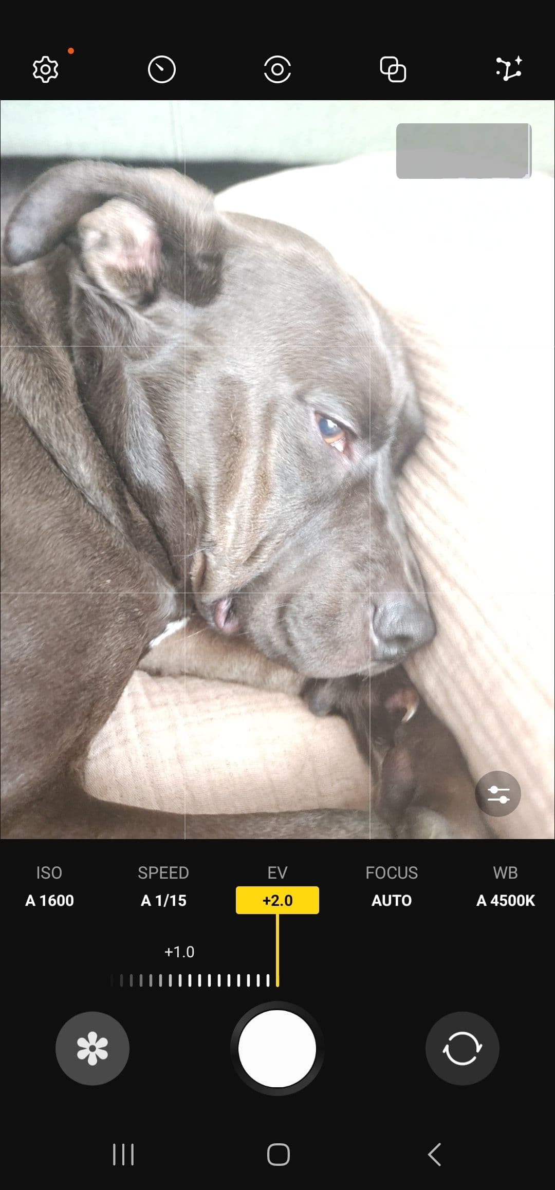 Εφαρμογή Samsung Expert RAW λήψης φωτογραφίας με υψηλό EV.