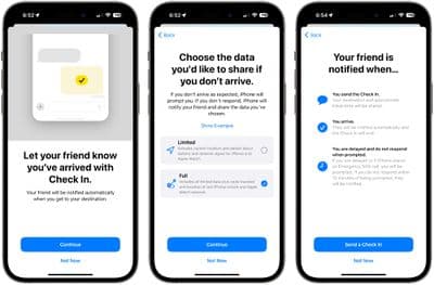 μηνύματα check in