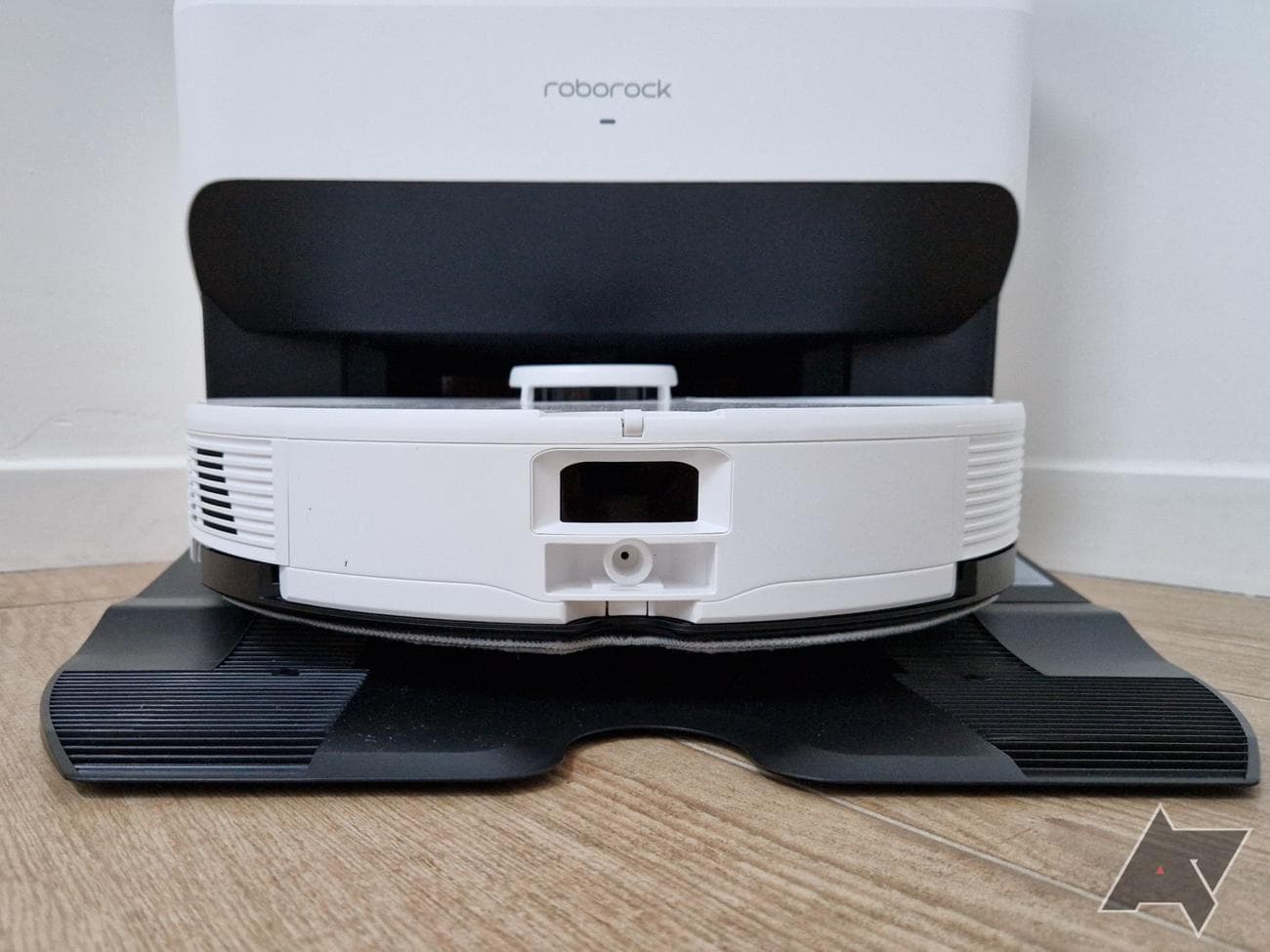 Roborock S7 Max Ultra charging on its dock