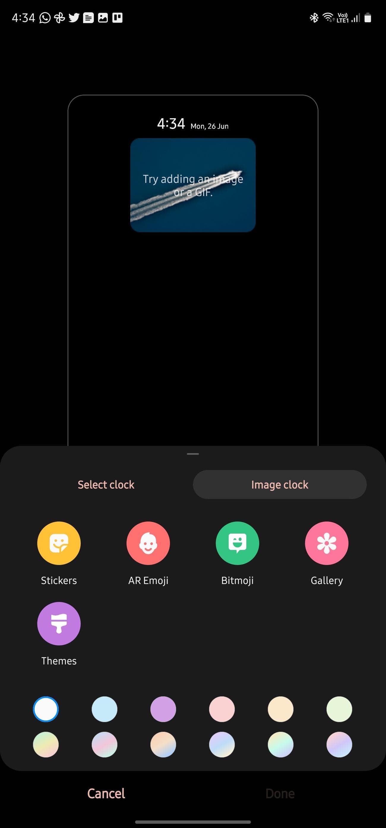Προσαρμογή θέματος Samsung Always On Display
