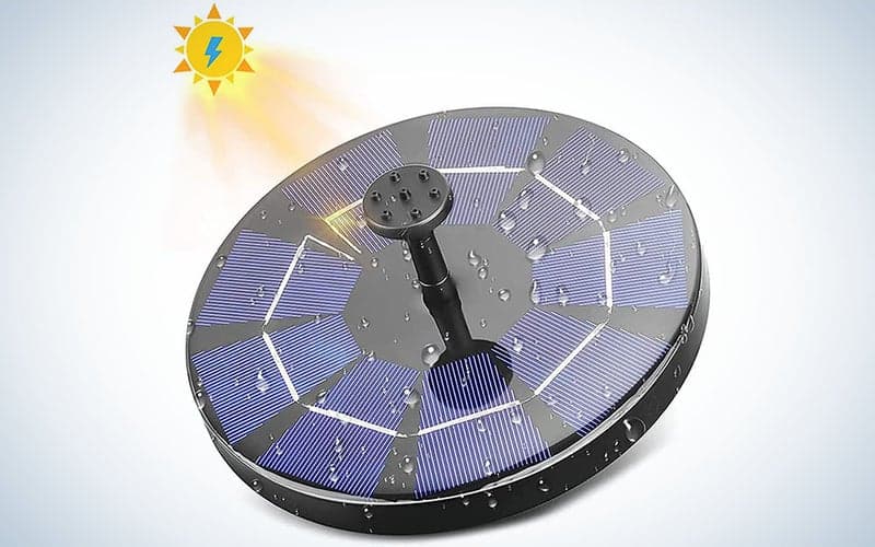 Το Solar Birdbath Fountain Pump είναι το καλύτερο υψηλής τεχνολογίας birdbath