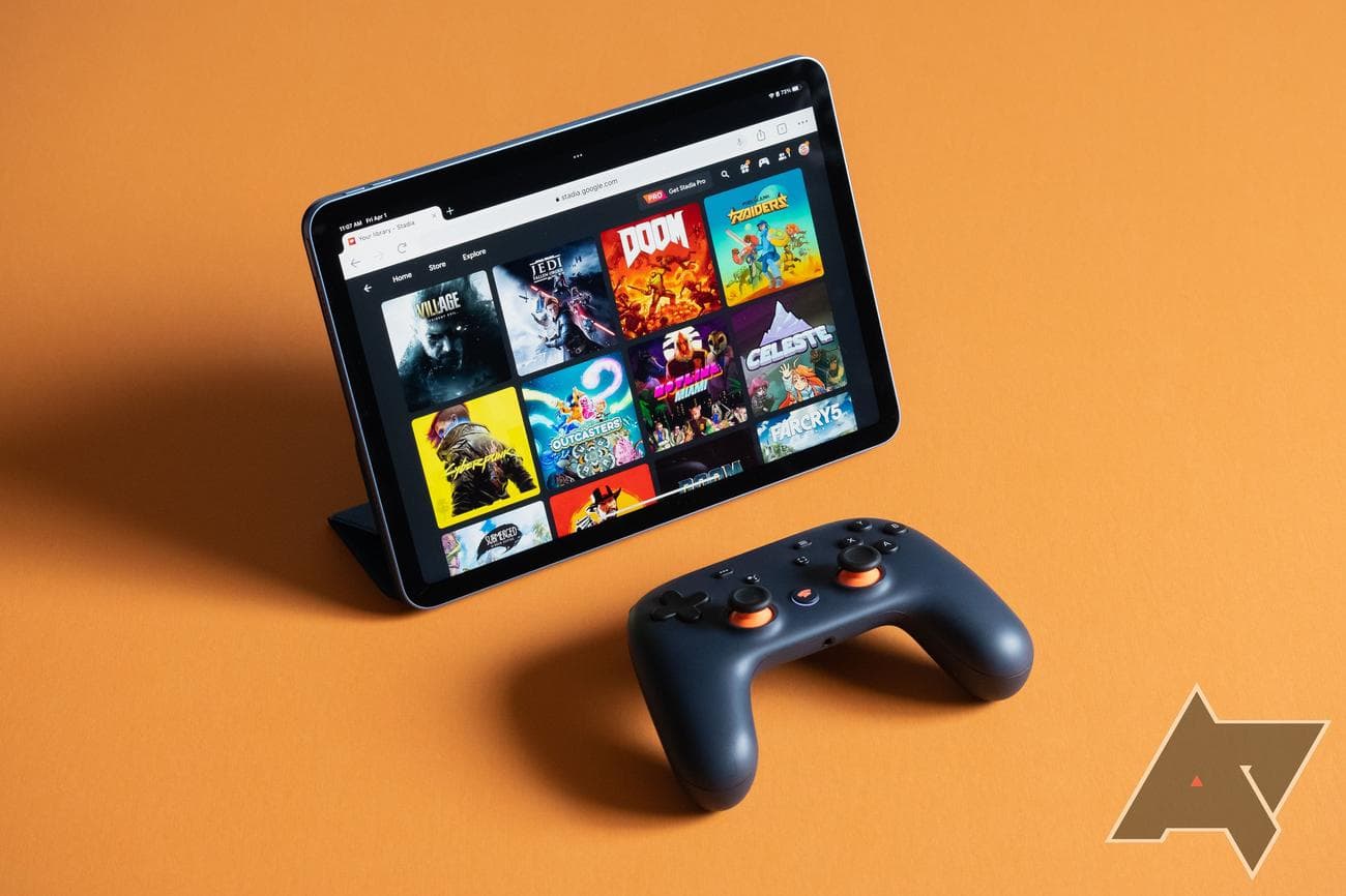 stadia on ipad air 2022
