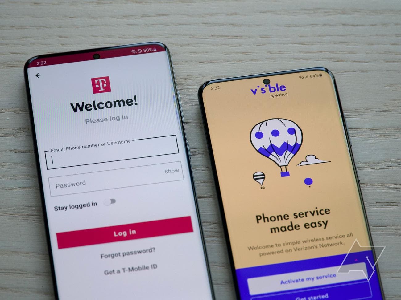 T-Mobile and Visible apps allow for account management