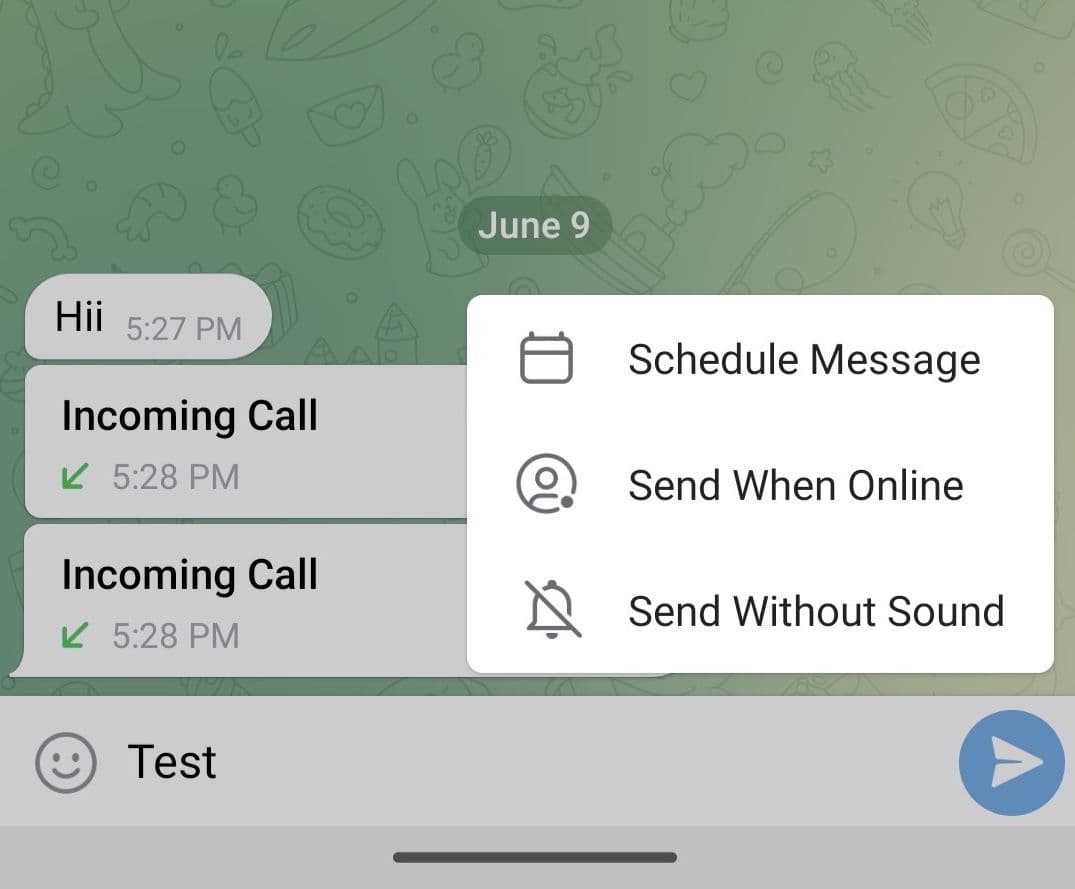 Πρόγραμμα Telegram Message-2