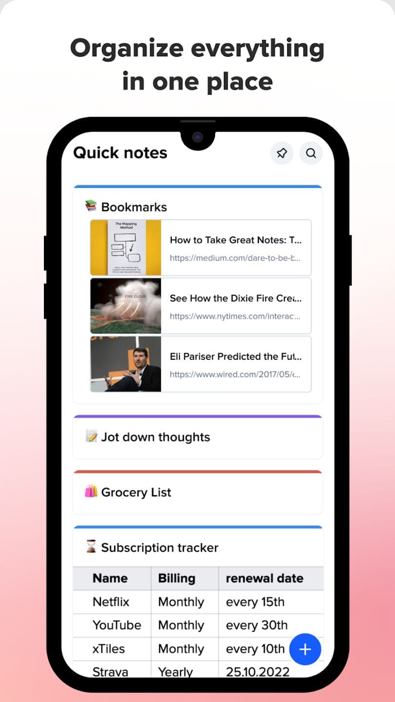 xTiles - σημειώσεις, ιδέες, εργασίες (1)