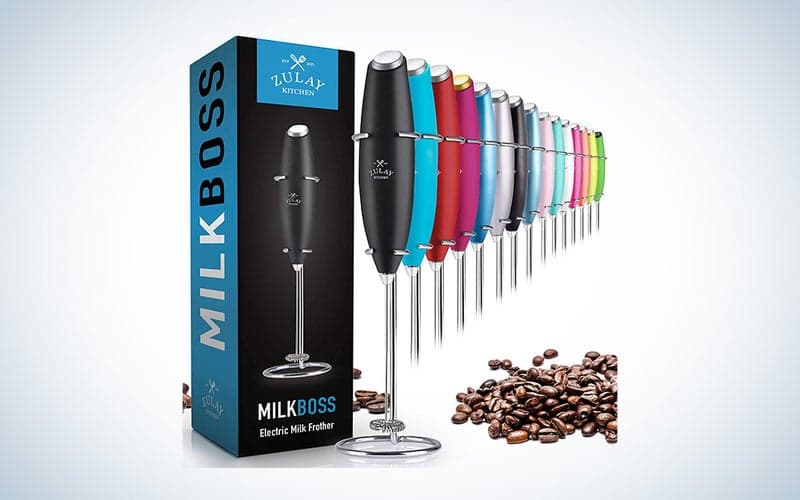 The Zulay Original Milk Frother is the best handheld.