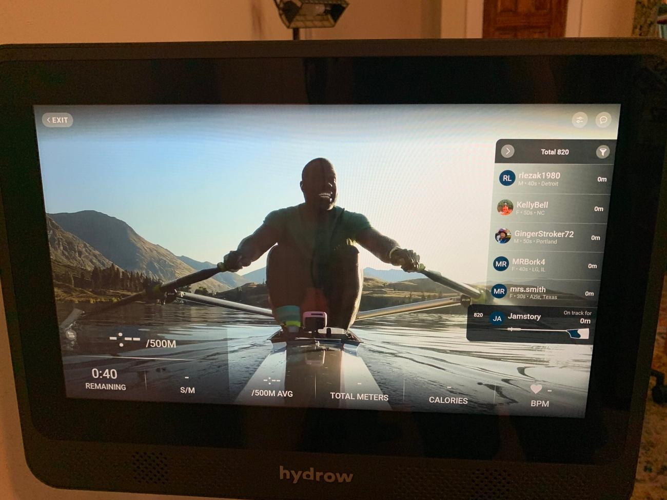 The Hydrow Wave lets you experience the joy of rowing from your living room.